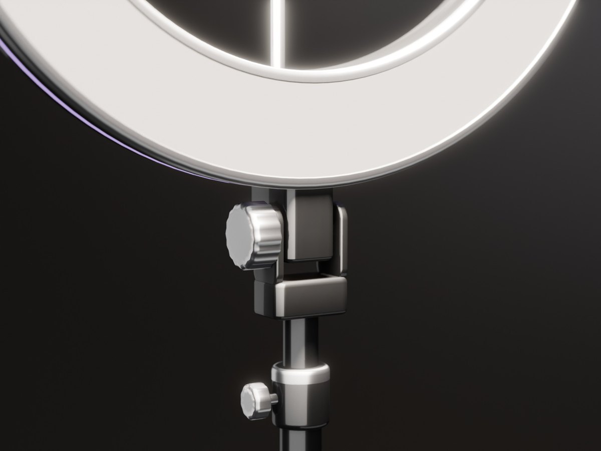 The control pod and the tilt head under the ring